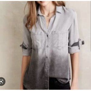 Anthropologie Cloth & Stone Ombre Shirt